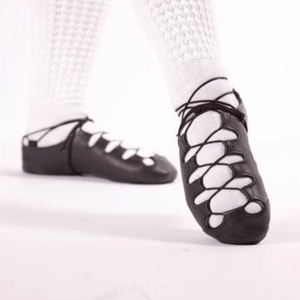 Roch Valley Ophelia Leder Ballett Schuhe Volle Veloursleder Sohle Vorbefestigte Elastisch Kindergröße 6 to Erwachsene Größe 8 32 EU Youth 13.5 UK Schwarz
