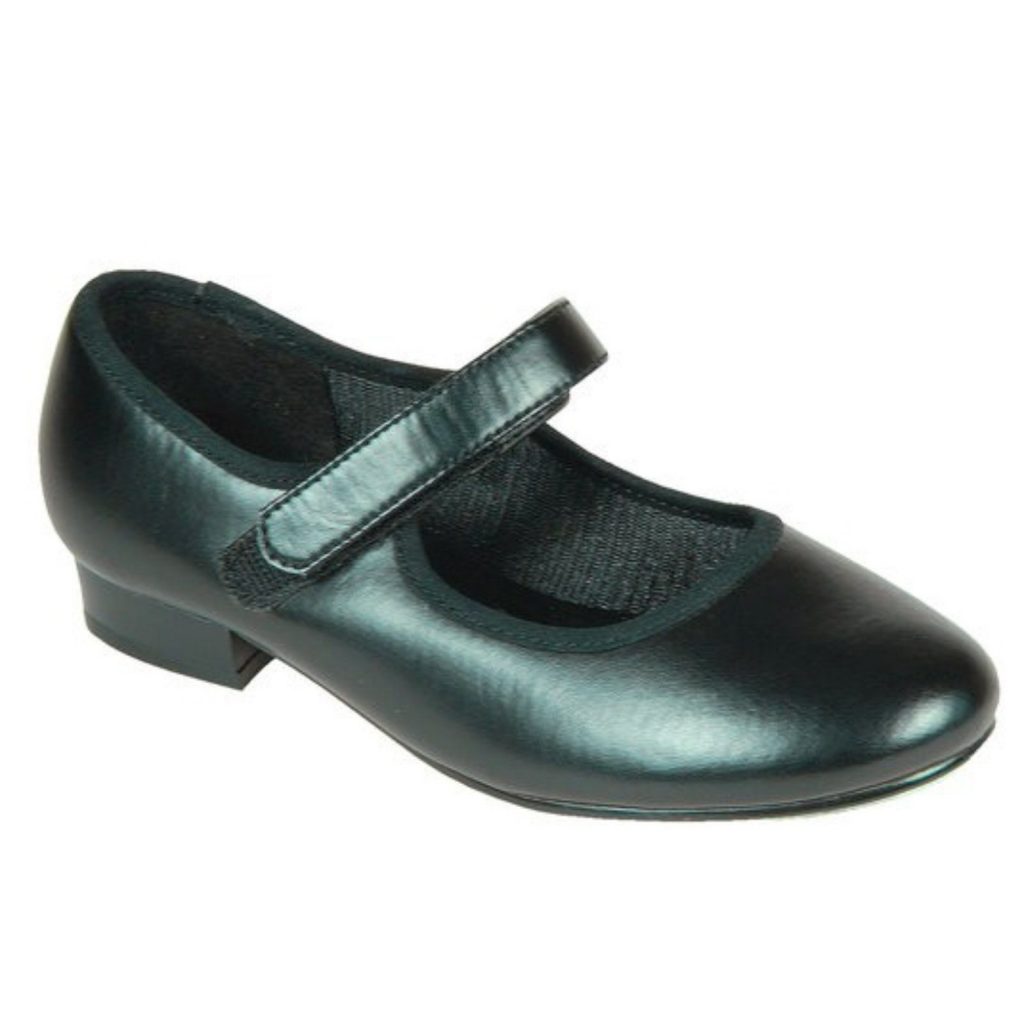 tan velcro tap shoes