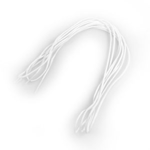 White Pomp Laces for Irish Dancing