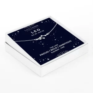 Leo Silver Zodiac Constellation Necklace