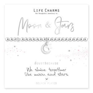 Moon & Star Charm Bracelet