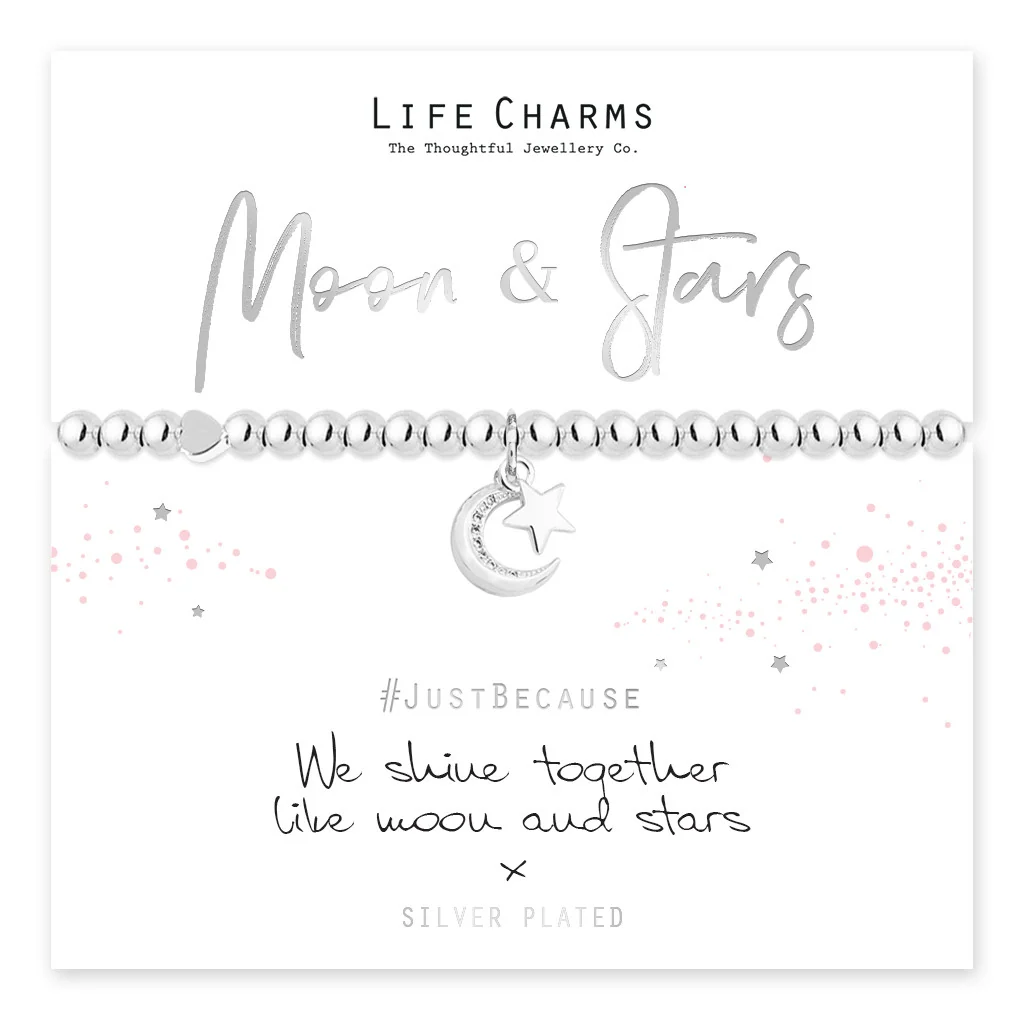 Moon & Star Charm Bracelet