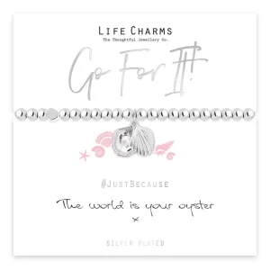 Go For It - The World Is Your Oyster Bracelet